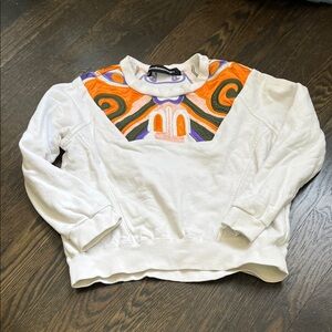 Mercibeaucoup sweatshirt size 1 abstract made in Japan vintage